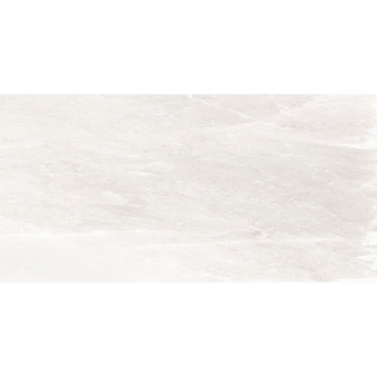 Happy Floors Salt Stone 12" x 24" Pressed Matte Porcelain Tile, Ice, 12" x 24"
