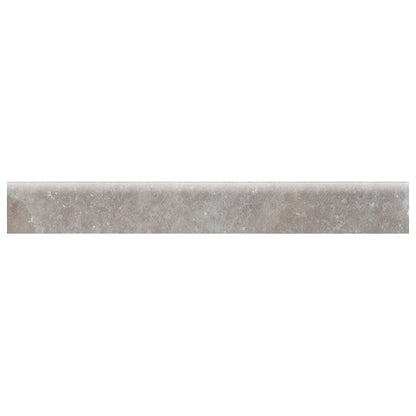 Happy Floors Salt Stone 3" x 24" Pressed Matte Porcelain Bullnose, Ash, 3" x 24"