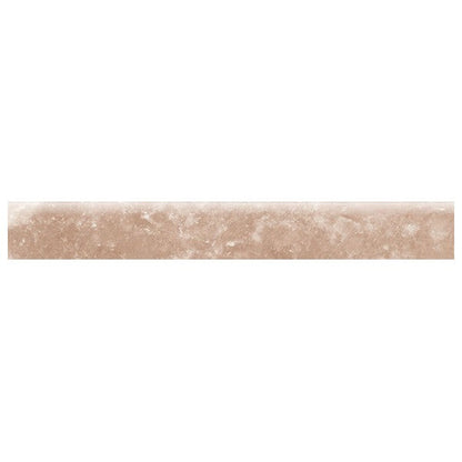 Happy Floors Salt Stone 3" x 24" Pressed Matte Porcelain Bullnose, Terra, 3" x 24"