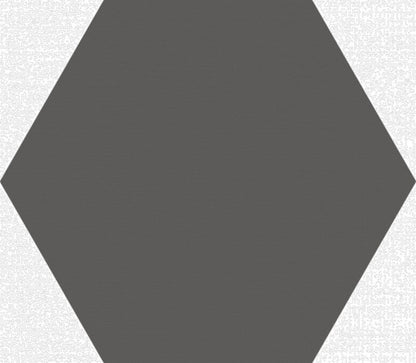 Happy Floors Carpenter 5" x 6" Rectified Matte Porcelain Hexagon Wall Tile