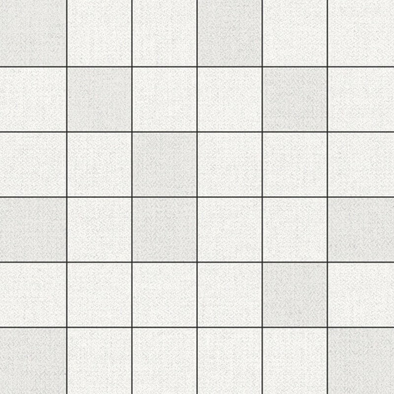 Happy Floors Fibra 12" x 12" Rectified Matte Porcelain 2" Mosaic, Pale, 12" x 12"