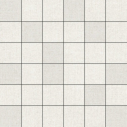 Happy Floors Fibra 12" x 12" Rectified Matte Porcelain 2" Mosaic, Calm, 12" x 12"