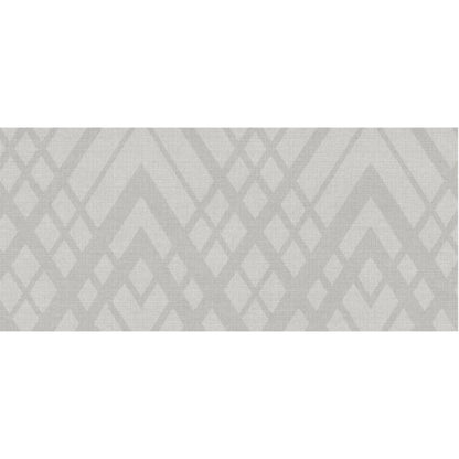 Happy Floors Fibra 16" x 48" Rectified Matte Ceramic Decor Wall Tile, Silver, 16" x 48"