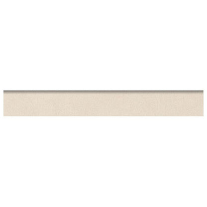 Happy Floors B-Natural 3" x 24" Rectified Matte Porcelain Bullnose, Kaolin, 3" x 24"