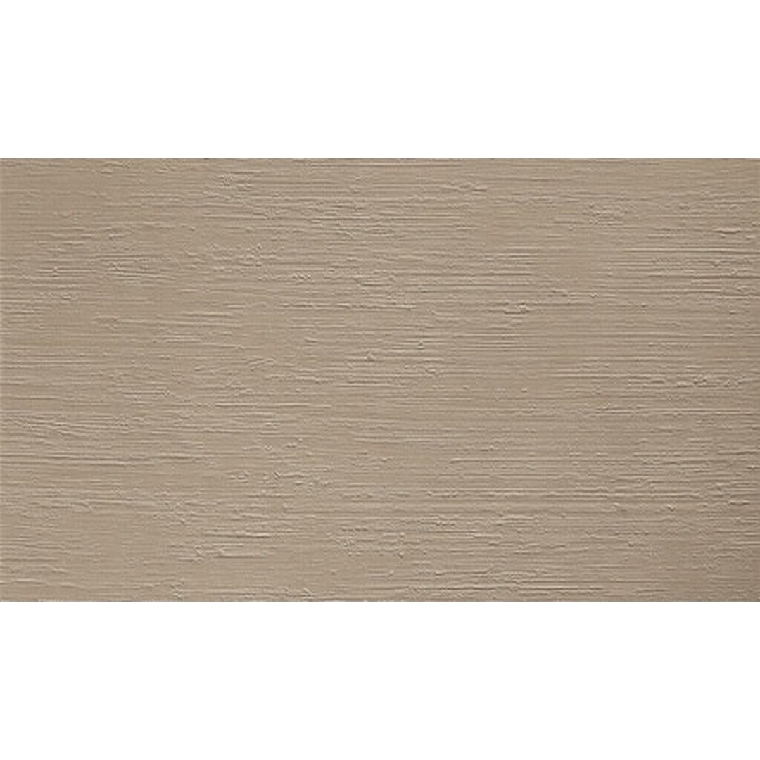 Happy Floors B-Natural 20" x 48" Rectified Matte Porcelain 3D Brushed Wall Tile, Ecru, 20" x 48"