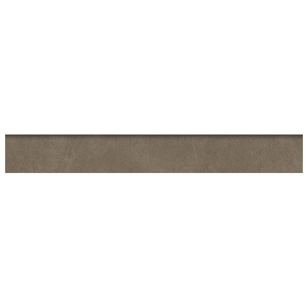 Happy Floors B-Natural 3" x 24" Rectified Matte Porcelain Bullnose, Umber, 3" x 24"