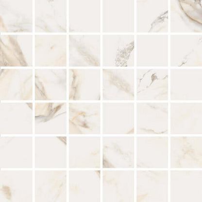 Happy Floors Dorian 12" x 12" Honed Porcelain 2" Mosaic, Gold Honed, 12" x 12"