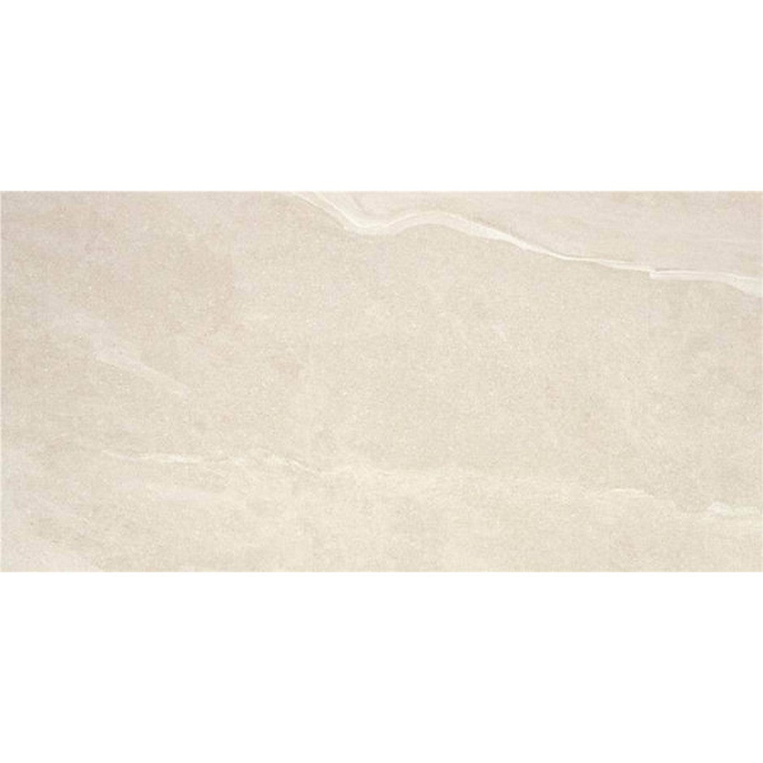 Happy Floors Austral 24" x 48" Rectified Polished Porcelain Tile, Ivory, 24" x 48"