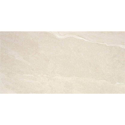 Happy Floors Austral 24" x 48" Rectified Polished Porcelain Tile, Ivory, 24" x 48"