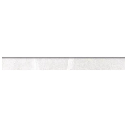 Happy Floors Austral 3" x 24" Rectified Polished Porcelain Bullnose, Pearl, 3" x 24"