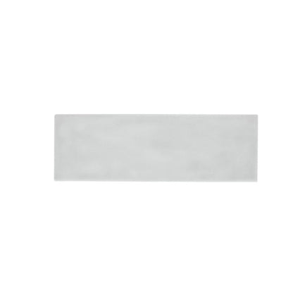 Happy Floors Artisan 4" x 12" Pressed Glossy Ceramic Wall Tile, Pearl, 4" x 12"