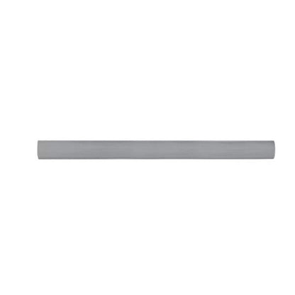 Happy Floors Artisan 1" x 12" Pressed Glossy Ceramic Trim, Grey, 1" x 12"