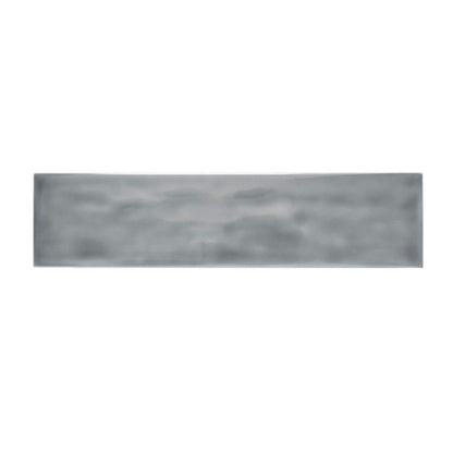 Happy Floors Artisan 4" x 16" Pressed Glossy Ceramic Wall Tile, Dark, 4" x 16"