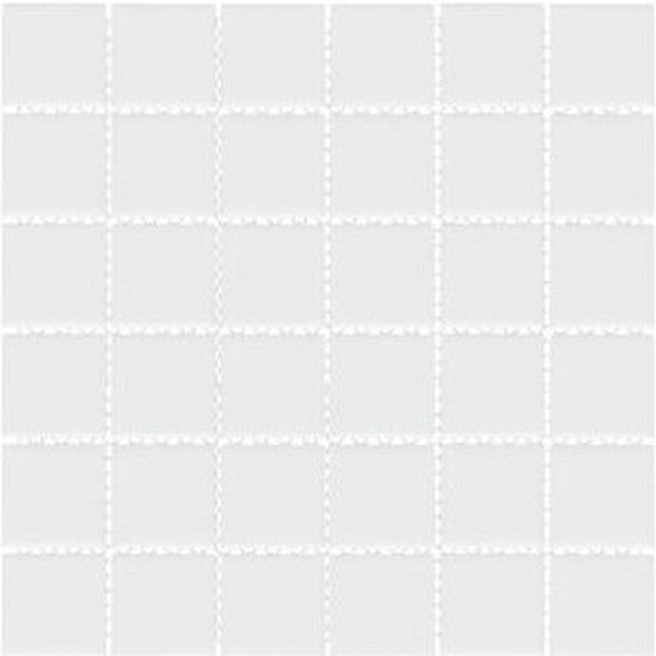 Happy Floors Artisan 12" x 12" Grip Porcelain 2" Mosaic, White, 12" x 12"