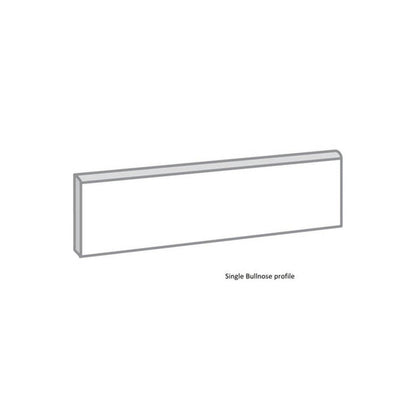 Happy Floors Kobe 3" x 24" Rectified Polished Porcelain Bullnose, Verde, 3" x 24"