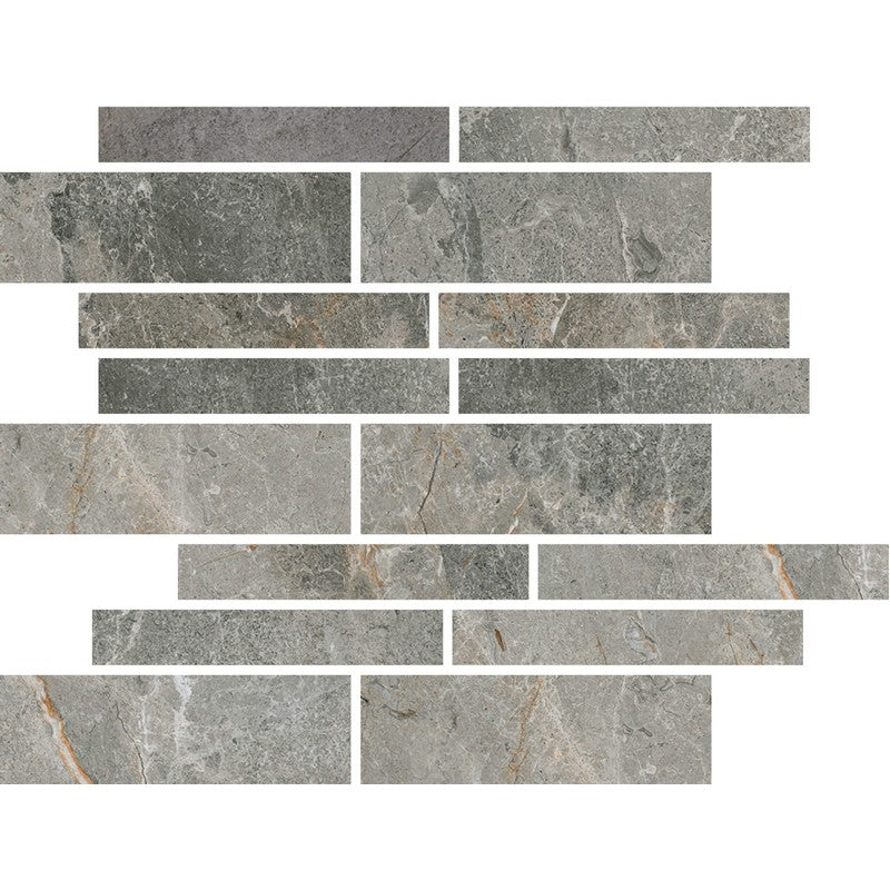 Happy Floors Toscana 11" x 13" Matte Porcelain Muretto Mosaic