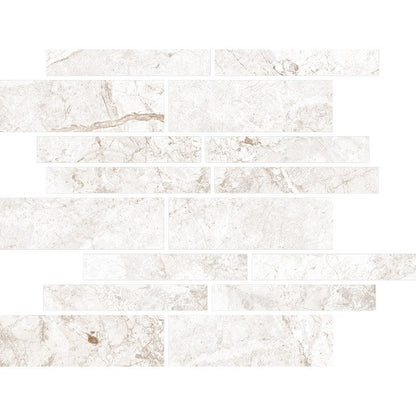 Happy Floors Toscana 11" x 13" Matte Porcelain Muretto Mosaic