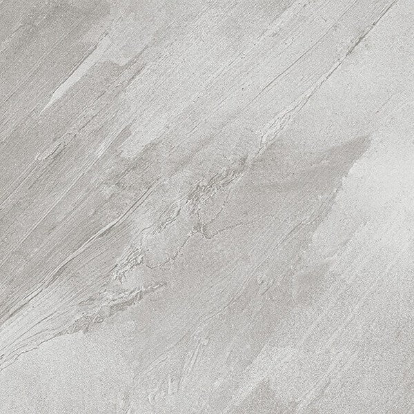 Happy Floors Soft Stone 24" x 24" Rectified Matte Porcelain Tile, Grey, 24" x 24"