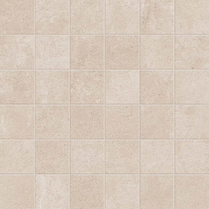 Happy Floors Azuma 2.0 Natural 12" x 12" Porcelain 2" Mosaic, AV, 12" x 12"