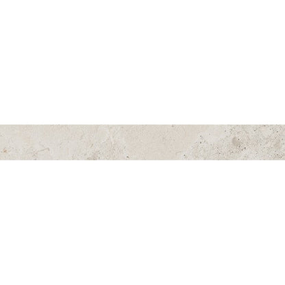 Happy Floors Eva 3" x 24" Natural Porcelain Bullnose, Crystal, 3" x 24"