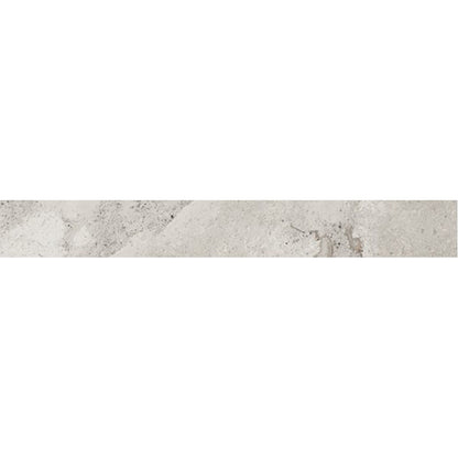Happy Floors Eva 3" x 24" Natural Porcelain Bullnose, Pebble, 3" x 24"