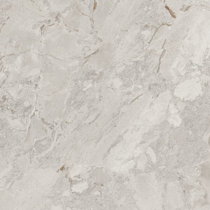 Happy Floors Eva 48" x 48" Polished Rectified Porcelain Tile, Pebble, 48" x 48"