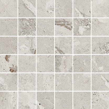 Happy Floors Eva 12" x 12" Polished Porcelain 2" Mosaic, Pebble, 12" x 12"