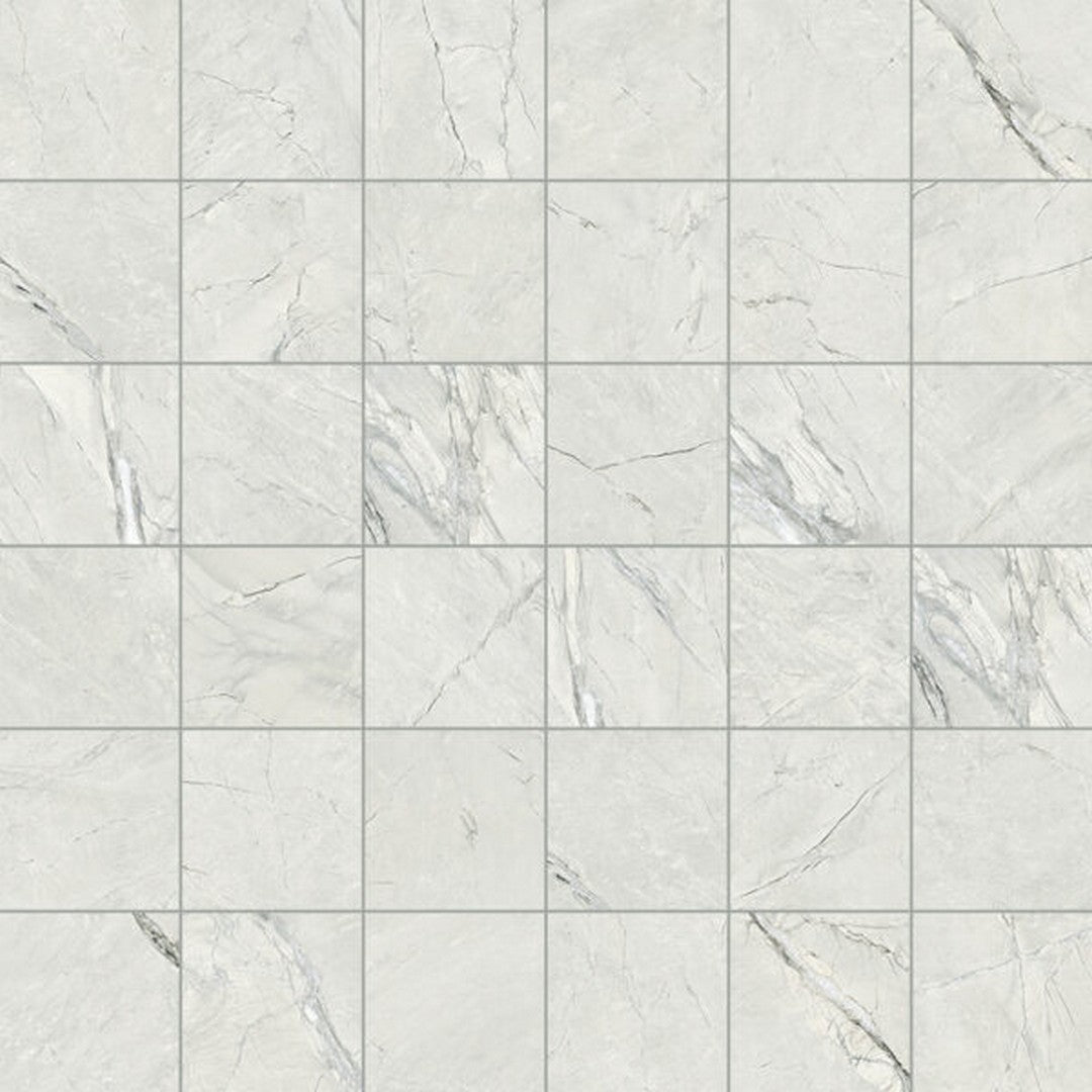 Happy Floors Cardosia 12" x 12" Rectified Natural Porcelain 2" Mosaic, Sand, 12" x 12"