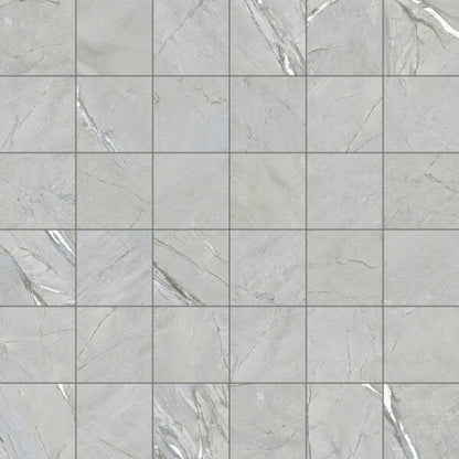 Happy Floors Cardosia 12" x 12" Rectified Natural Porcelain 2" Mosaic, Pebble, 12" x 12"