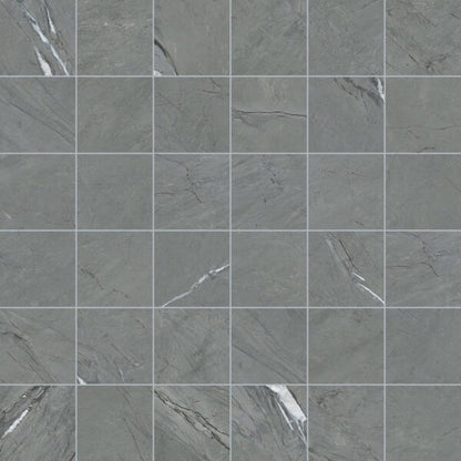 Happy Floors Cardosia 12" x 12" Rectified Natural Porcelain 2" Mosaic, Soil, 12" x 12"