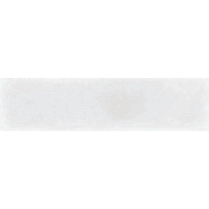 Happy Floors Zalaja 2.5" x 10" Glossy Ceramic Wall Tile, White, 2.5" x 10"