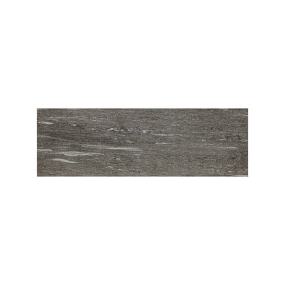 Daltile Ambassador 12" x 24" Rectified Light Polished Porcelain Floor Tile, Voyager Black, 11.62" x 23.37"
