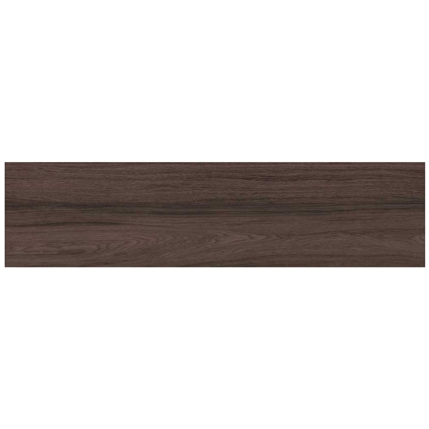 Happy Floors Acorn 9" x 36" Rectified Natural Porcelain Tile, Mahogany, 9" x 36"