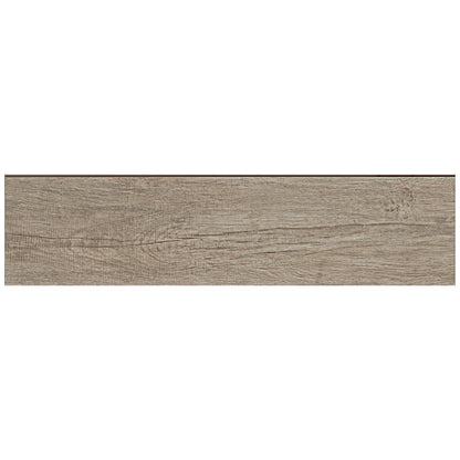 Happy Floors Alpi 12" x 48" Rectified Natural Porcelain Tile, Tortora, 12" x 48"