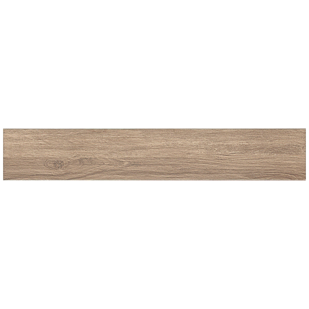 Happy Floors Alpi 8" x 48" Rectified Natural Porcelain Tile, Beige, 8" x 48"