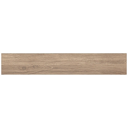 Happy Floors Alpi 8" x 48" Rectified Natural Porcelain Tile, Beige, 8" x 48"