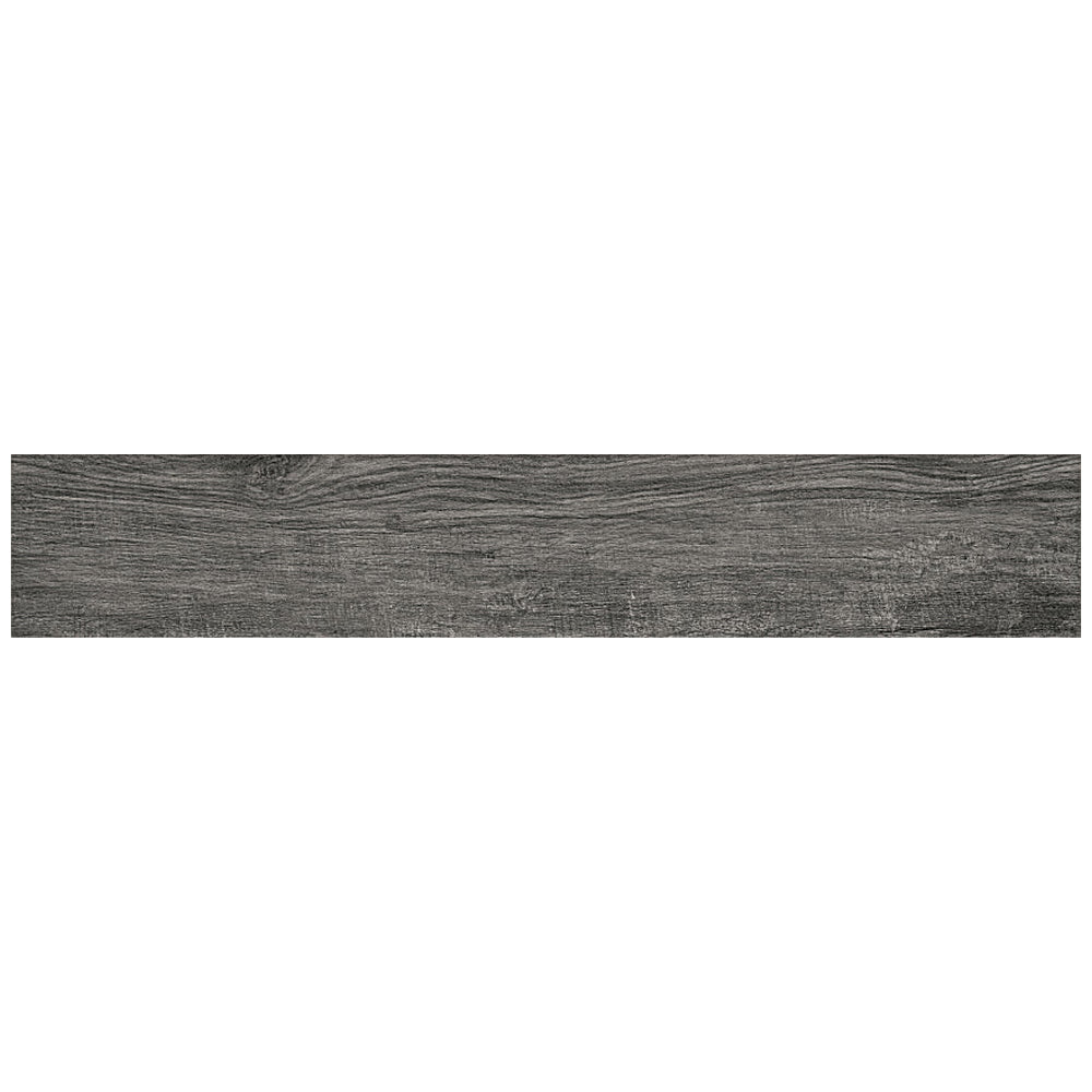 Happy Floors Alpi 8" x 48" Rectified Natural Porcelain Tile, Grigio, 8" x 48"
