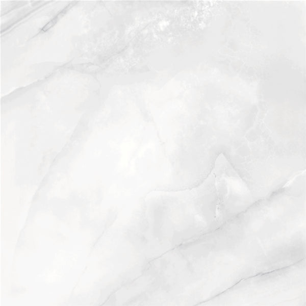Happy Floors Athena 48" x 48" Rectified Polished Porcelain Tile, Blanc, 48" x 48"