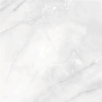 Happy Floors Athena 48" x 48" Rectified Polished Porcelain Tile, Blanc, 48" x 48"