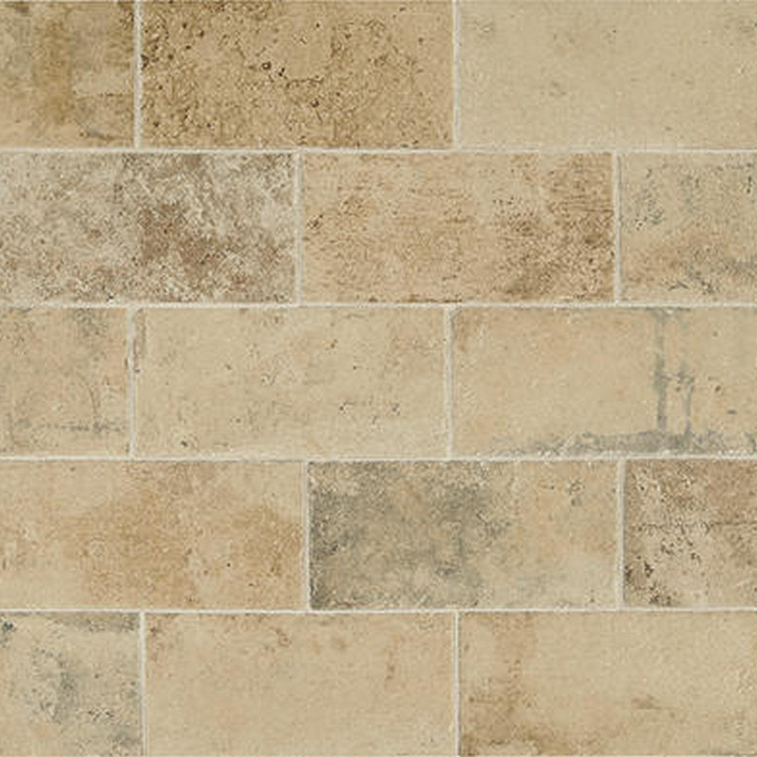 Daltile Brickwork 2" x 8" Matte Porcelain Linear Floor Tile, Atrium, 2" x 7.31"