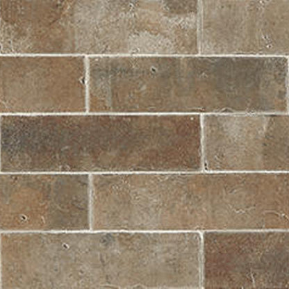 Daltile Brickwork 2" x 8" Matte Porcelain Linear Floor Tile, Patio, 2" x 7.31"