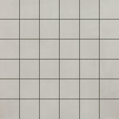 Happy Floors Baltimore 12" x 12" Natural Porcelain 2" Mosaic, Perla, 12" x 12"