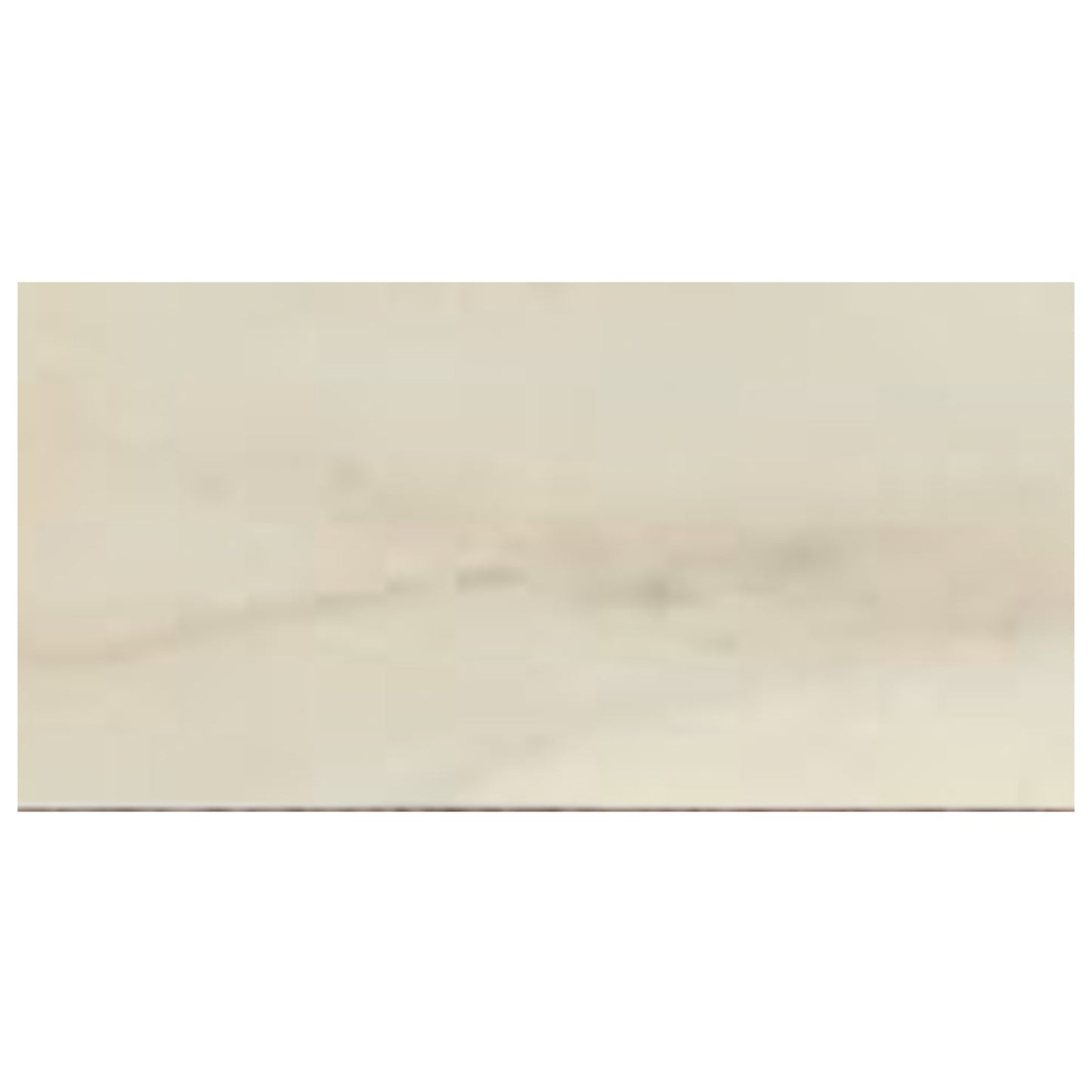 Happy Floors Bardiglio 3" x 12" Rectified Natural Porcelain Tile, Crema, 3" x 12"