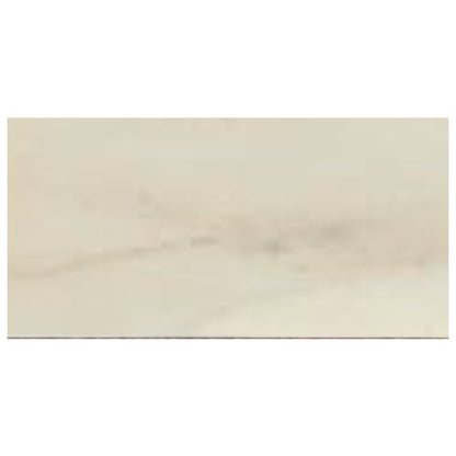 Happy Floors Bardiglio 3" x 12" Rectified Natural Porcelain Tile, Crema, 3" x 12"