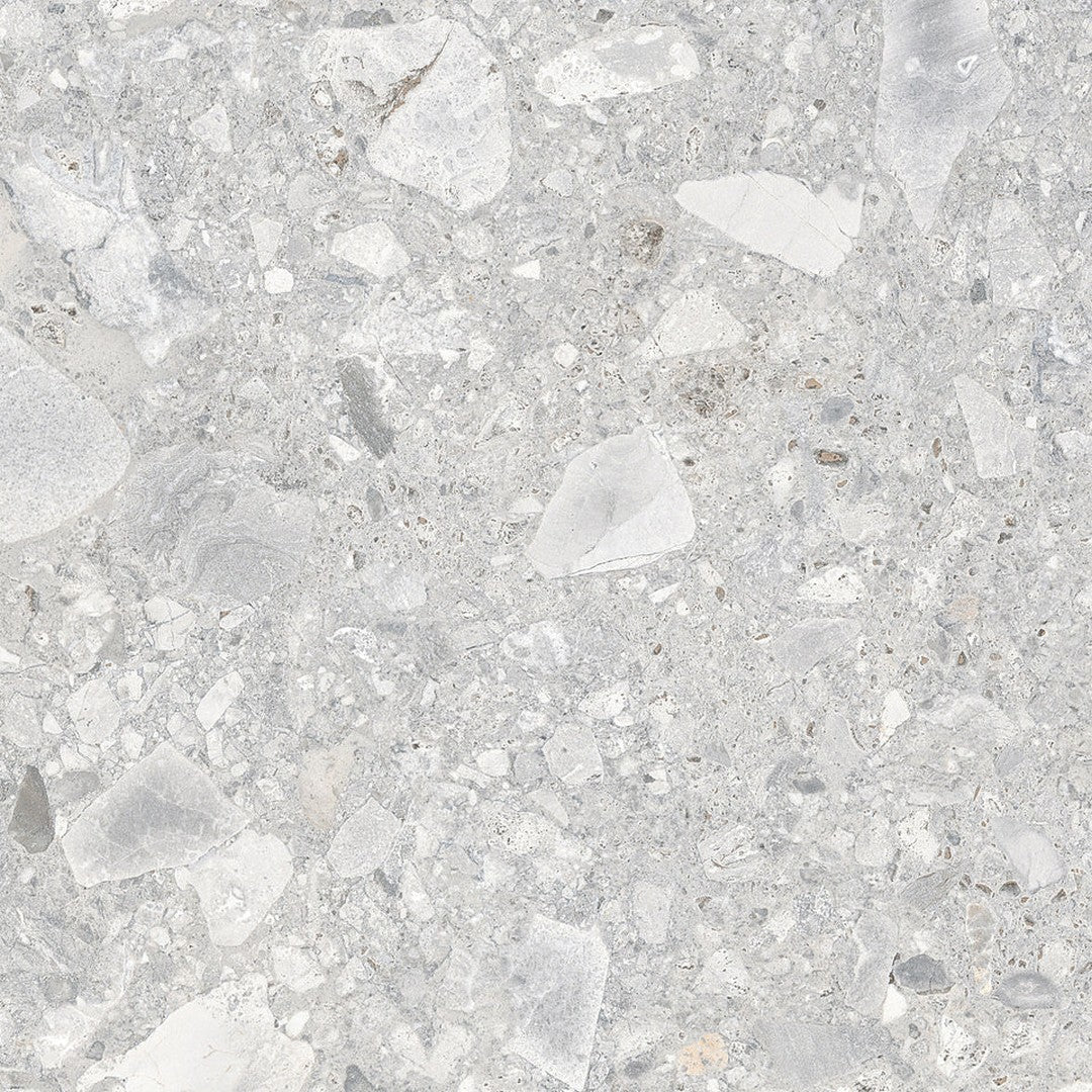 Emser Fixt Stone 32" x 32" Rectified Matte Porcelain Tile, Gray, 31.38" x 31.38"
