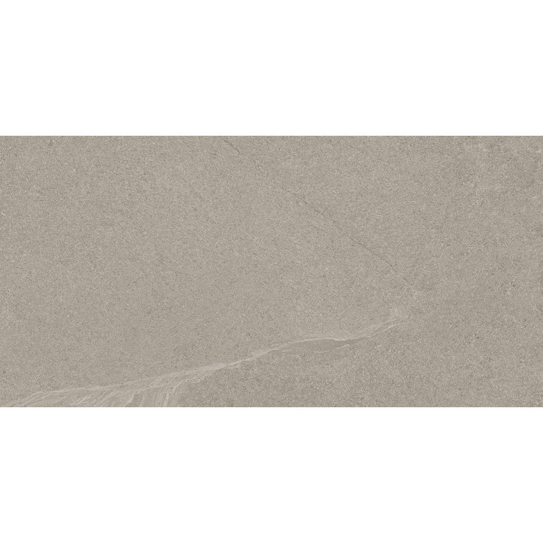 Daltile Calgary 12" x 24" Polished Porcelain Floor Tile, Fog, 11.62" x 23.37"