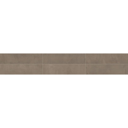 Daltile Chord 6" x 24" Rectified Matte Porcelain Floor Tile, Rhythm Brown, 6" x 24"