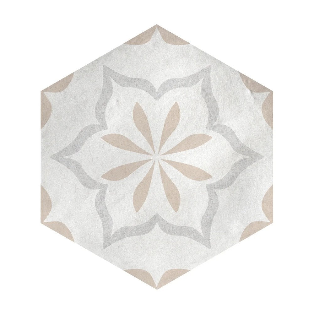 Champagne Flower Deco / 5.51" x 6.34"