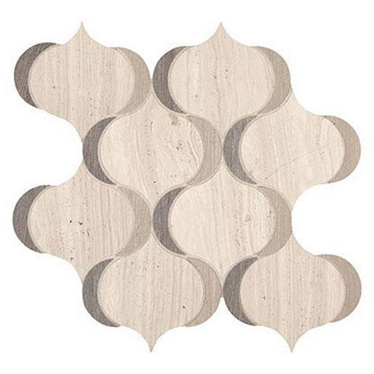 Marazzi-Castellina-14-x-14-Honed-Modern-Arabesque-Natural-Stone-Mosaic-Gray-And-Fawn