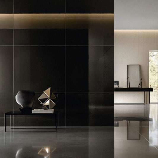 CommodiTile-Pure-24-x-24-Rectified-Polished-Porcelain-Floor-Tile-Jet-Black-Polished